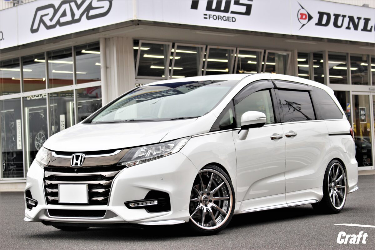 RC型オデッセイを 9.0J 20インチでツライチセッティング！！ リム深 