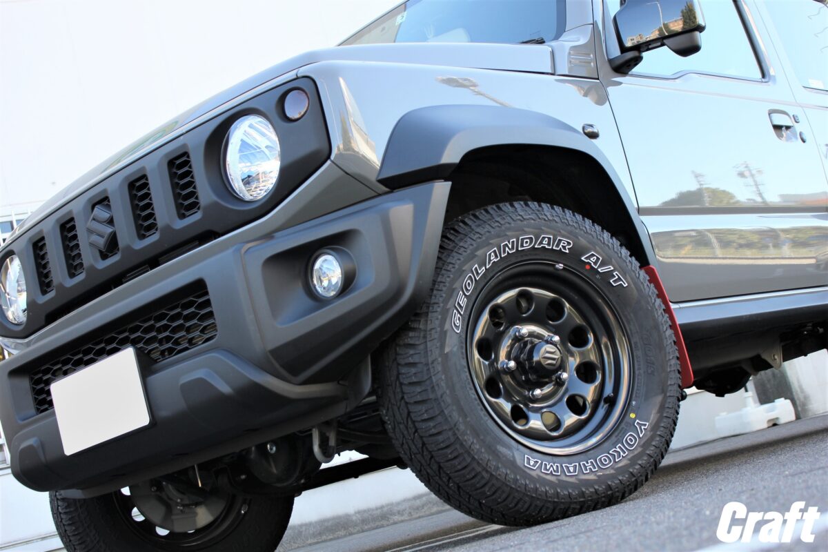 スズキ ジムニーシエラ(74系)用 215/70R16 100T トーヨー オープンカントリー AT3 ホワイトレター CST ゼロワンハイパー +J 鋳出しロゴサマータイヤホイール 4本 スズキ ジムニーシエラ(74系)用 215⁄70R16 100Q トーヨー ウインター