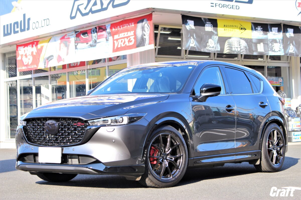 CX-5を前後同一サイズでツライチセッティング！！ 気になる出  