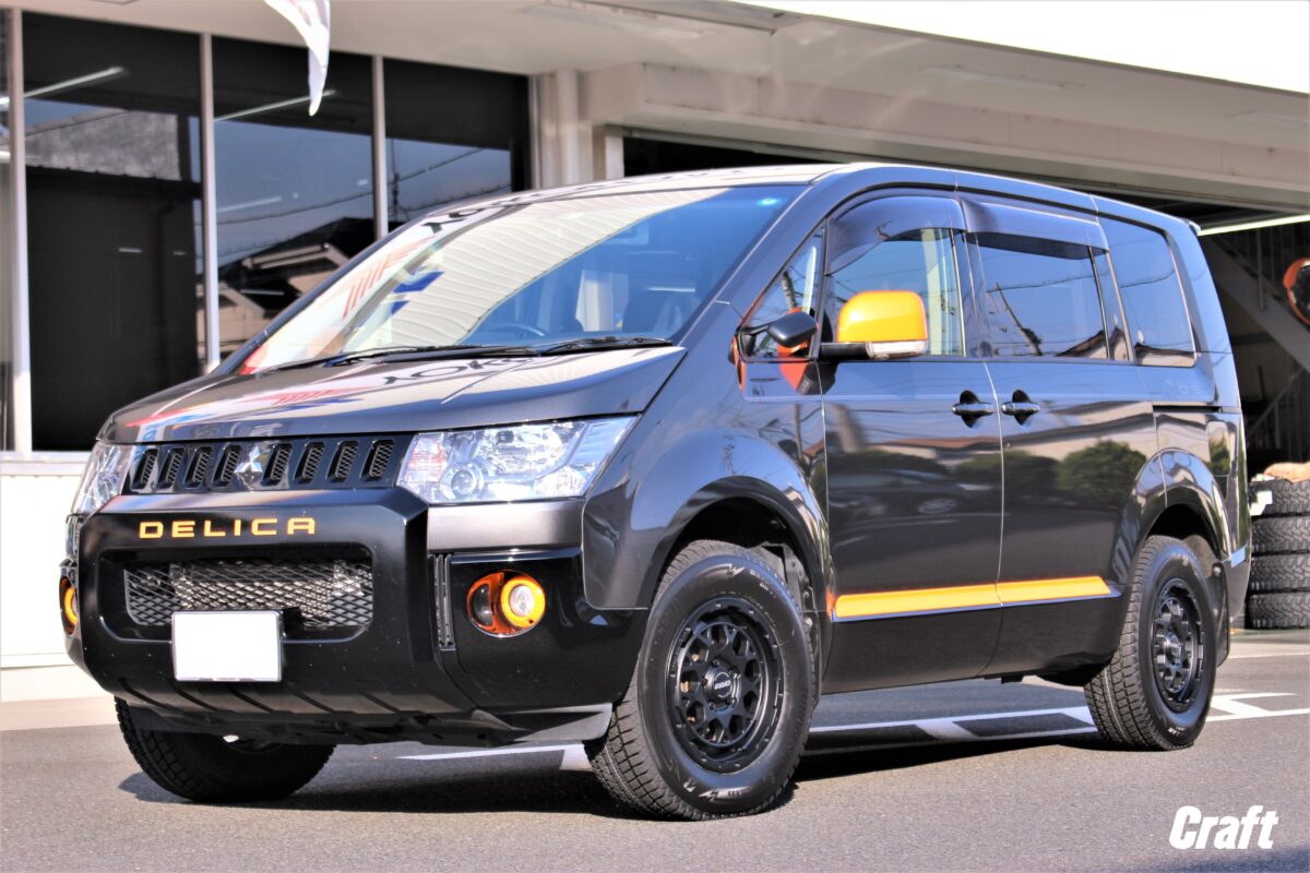 スタッドレス デリカ純正ホイール+ブリザックDM-V2 225/55R18 