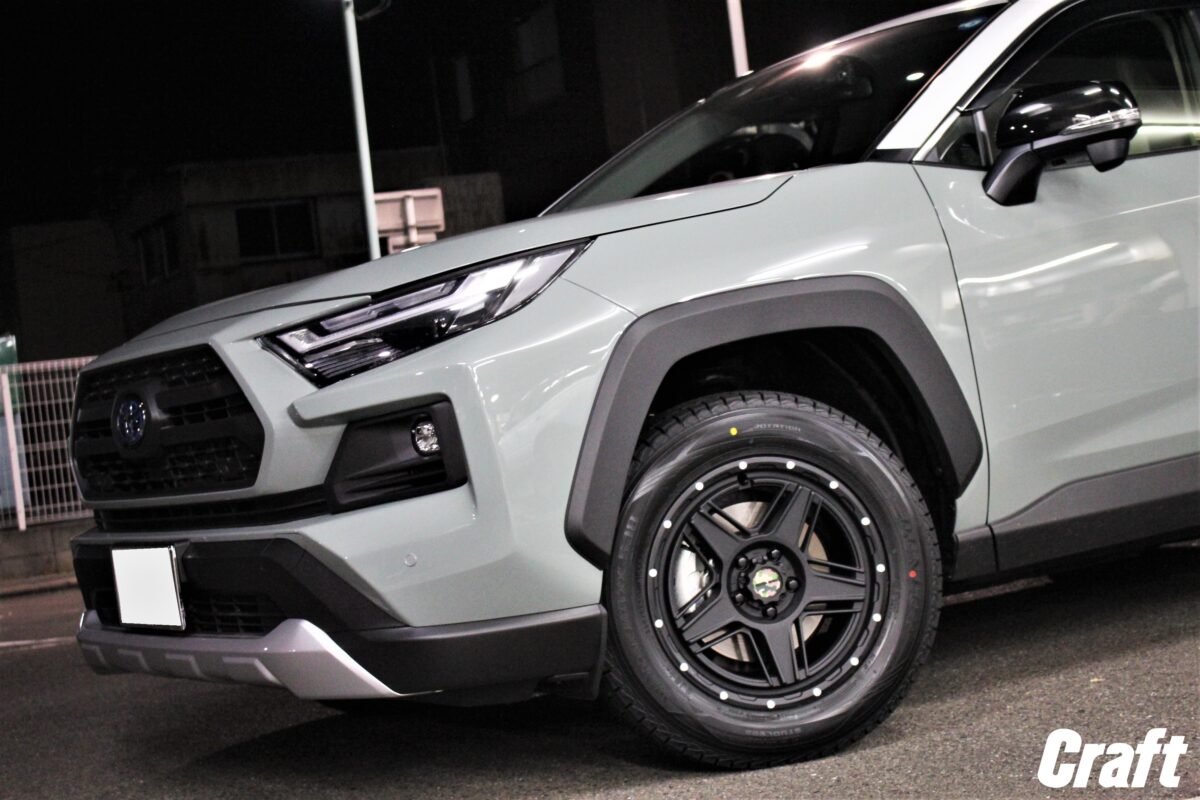 RAV4にWEDS マッドヴァンス07×DUNLOP SJ8+で冬支度!! | RAV4にWEDS 