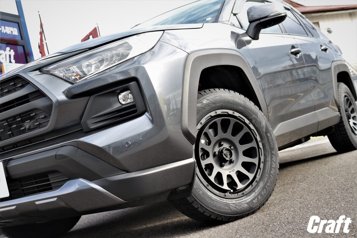 RAV4 オフロードパッケージ】冬仕様にデルタフォース・オーバルを