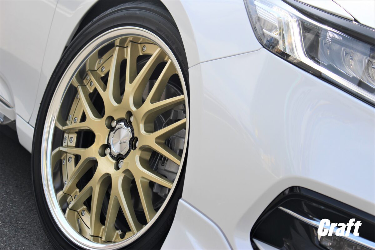 ホンダ アコードハイブリッド CV3 ローダウン車にピッタリなホイールを 