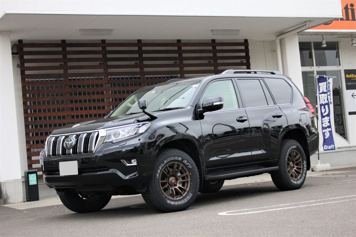 らじんLimited　野外露出 150系にプラドもお任せ！RAYS グラムライツ57XR-X×ジオランダーA/TG015を装着！ | 150系にプラドもお任せ！RAYS  グラムライツ57XR-X×ジオランダーA/TG015を装着！ | 店舗ブログ | タイヤ＆ホイールの専門店「クラフト」