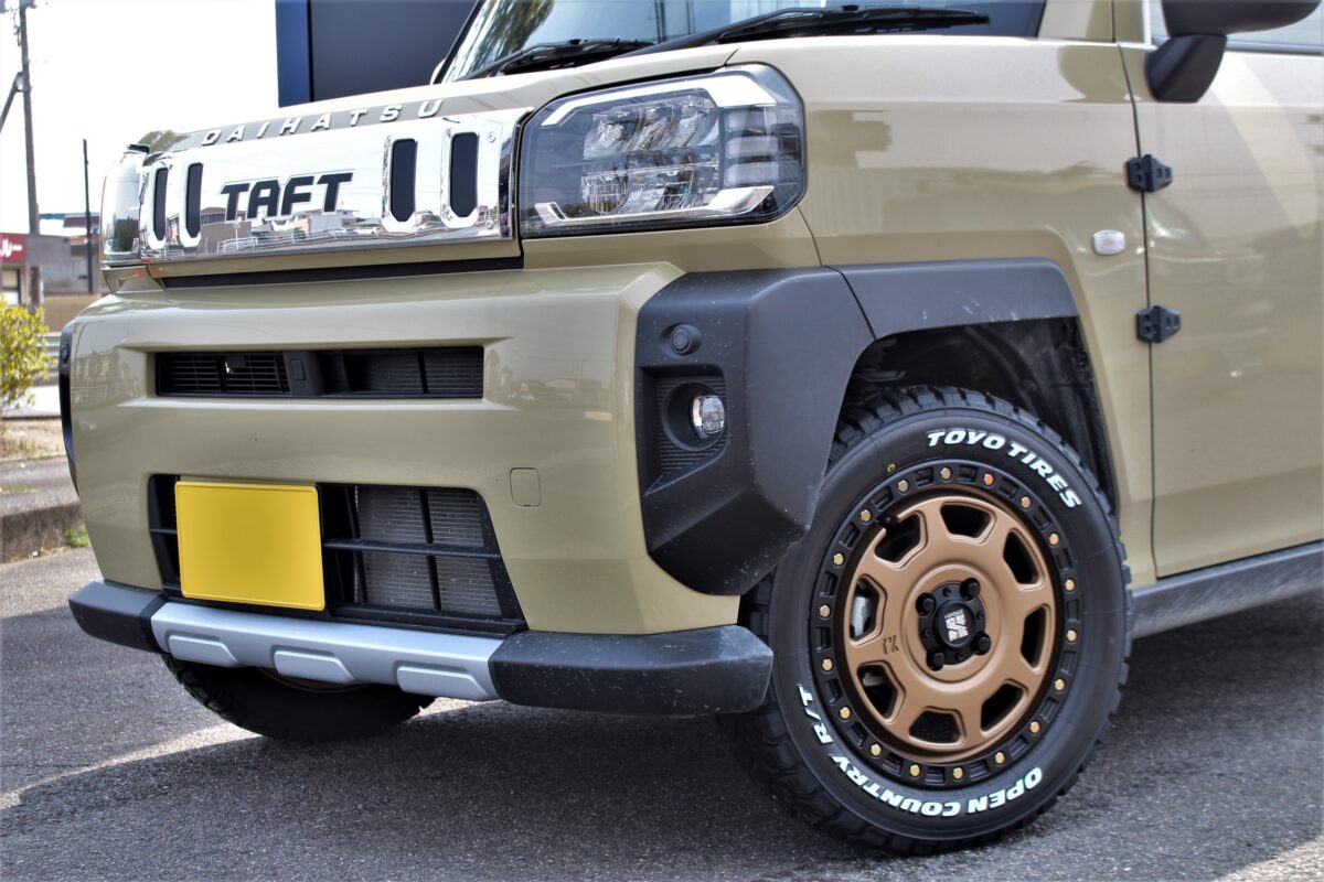 OPEN COUNTRY ダイハツ タフト/etc トーヨー オープンカントリー R/T 165/65R15 ホワイトレター MUD BAHN  XR-910K 15インチ 4.5J +45 4H 100P