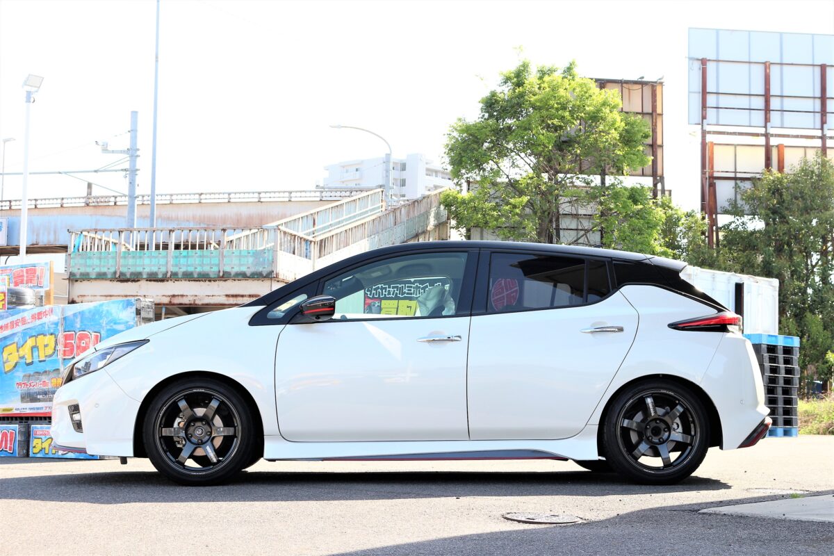 NISSAN リーフ に ボルクレーシング TE37 SAGA S-plus 装着。 | 多治見 