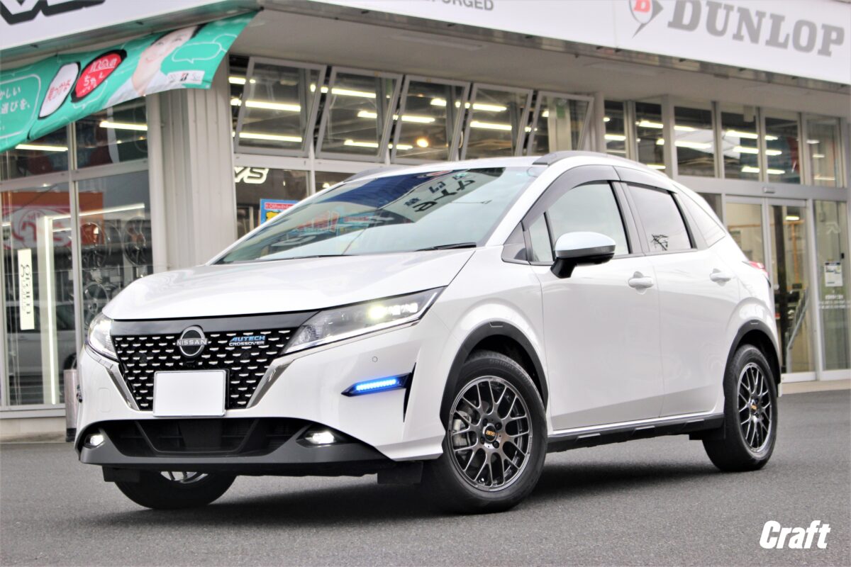 価格改定前がお得っ!! ノートクロスオーバーにBBS RP16インチを装着
