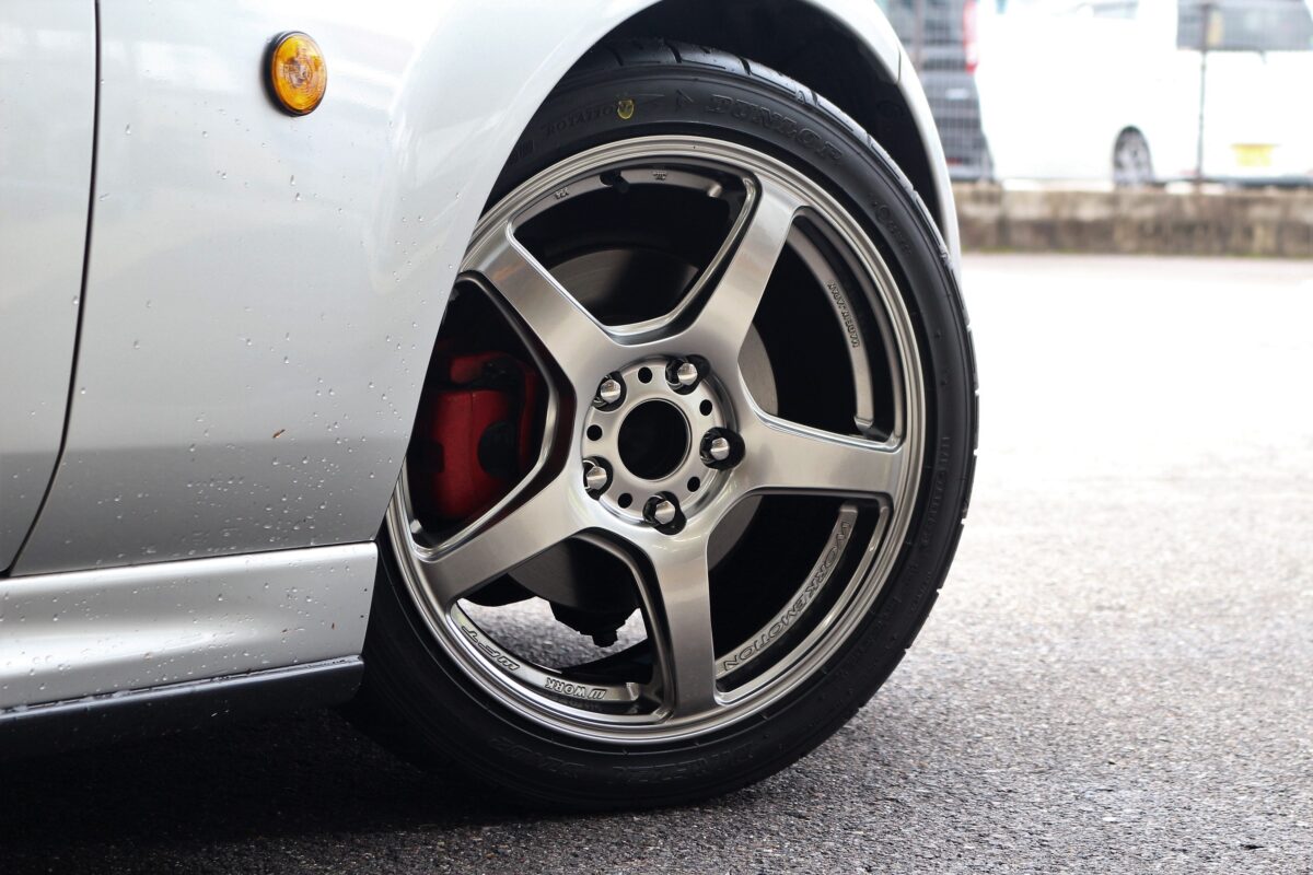 1 DUNLOP LEMANS 205/50R16 8分目 WORK 煮立た ノーマル