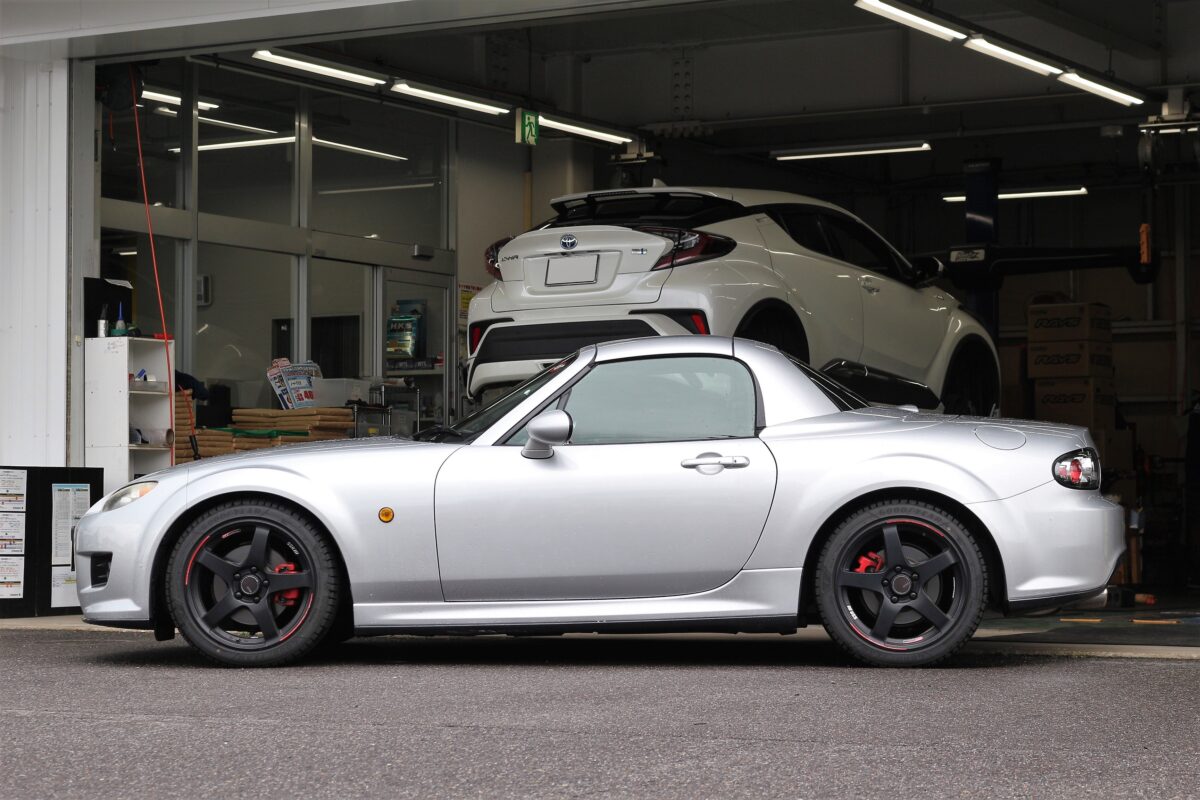 MAZDA NCロードスター に WORK エモーション T5R 装着。 | 多治見店 | 店舗ブログ | タイヤ&ホイールの専門店「クラフト」