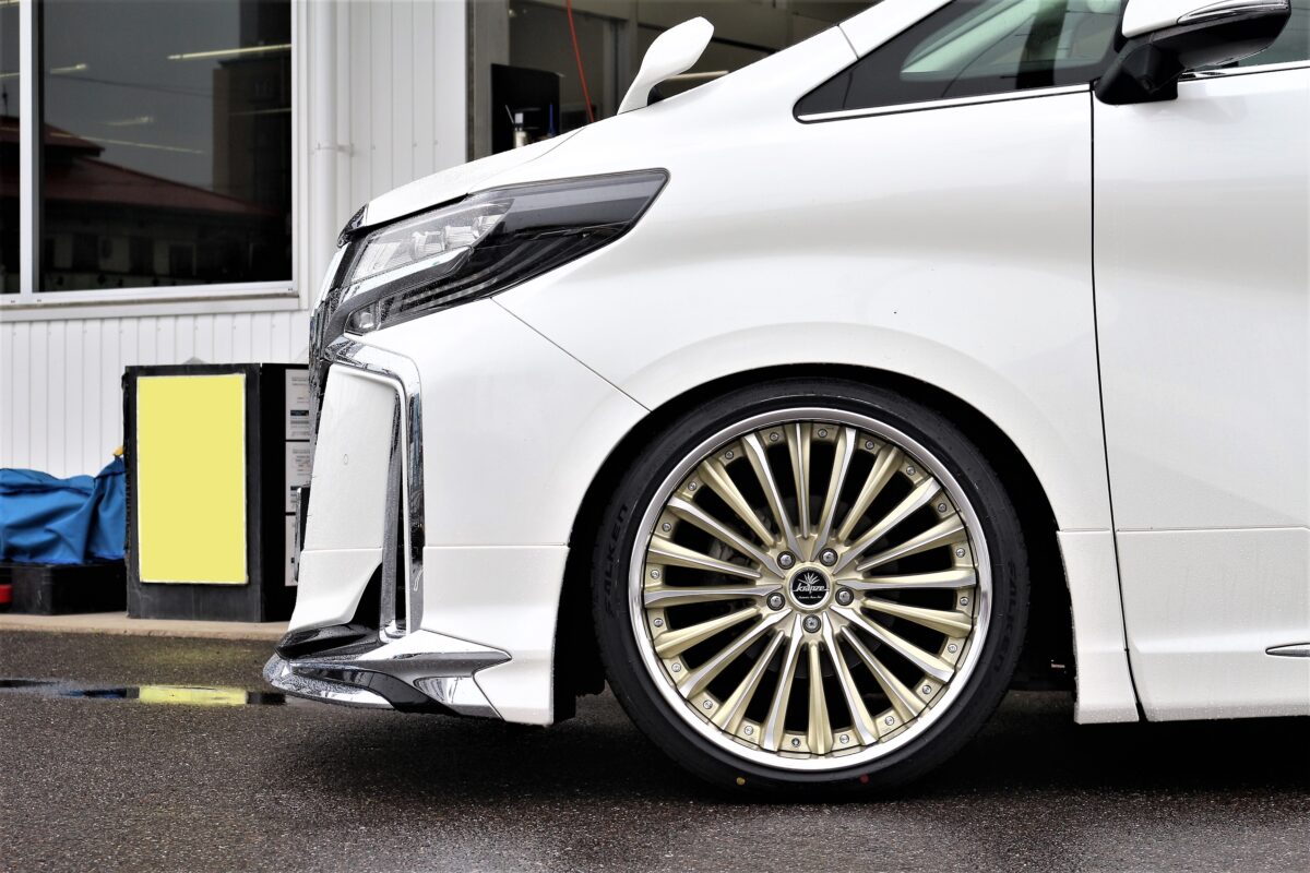 TOYOTA アルファード を パーフェクトダンパー で ローダウン 