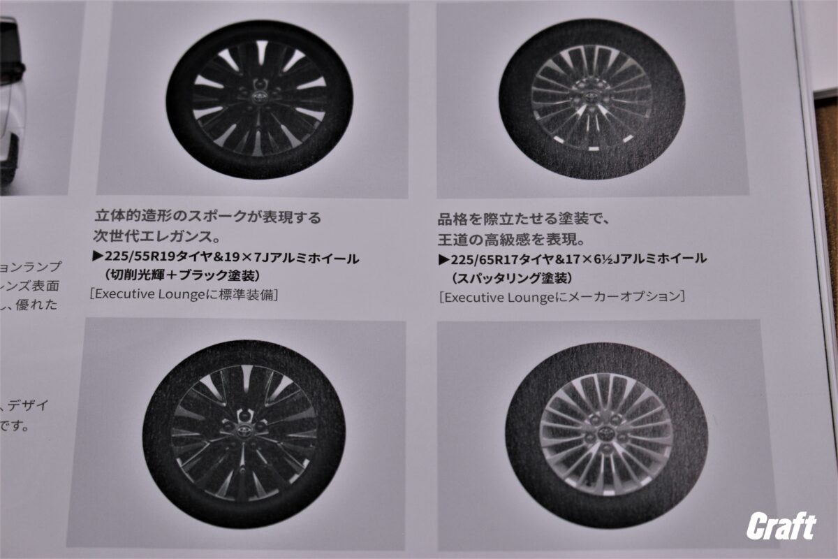 40系アルファード純正タイヤ・ホイール