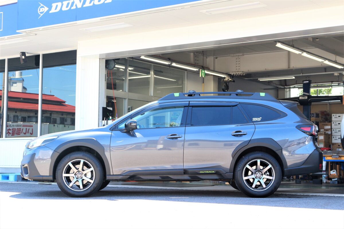 SUBARU アウトバック に ENKEI パフォーマンスライン PF07 装着 