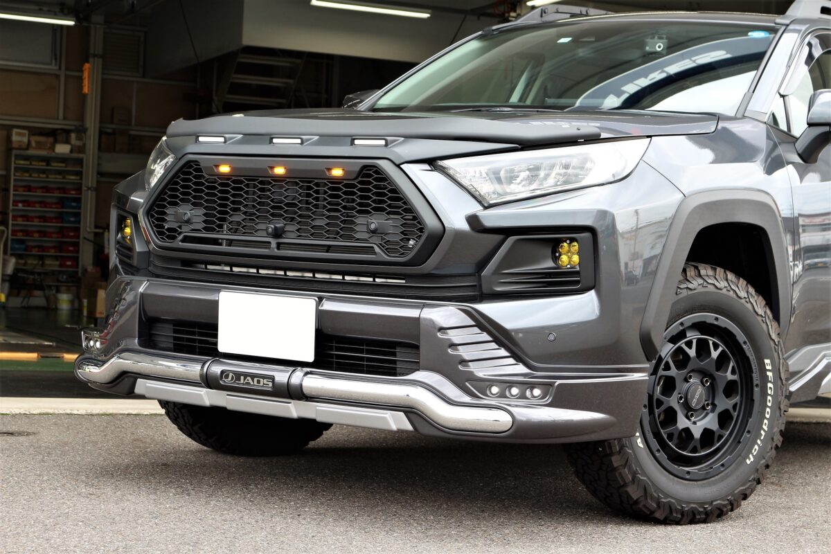 マフラー】TOYOTA RAV4 に フジツボ A-R 装着。4x4ES カンサスライトで 