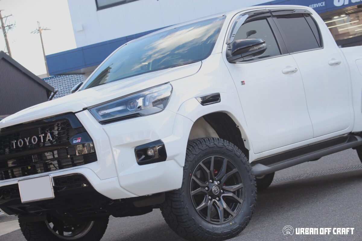 GRハイラックス】4×4ES カントリーサスペンションとジオランダーX-ATで 
