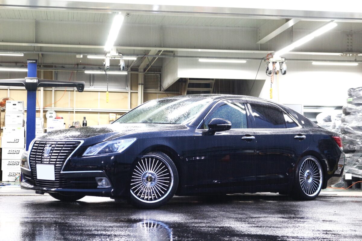 イミッツ EMITZ 19インチ セレナにWORK WHEELS イミッツ19インチ取付  