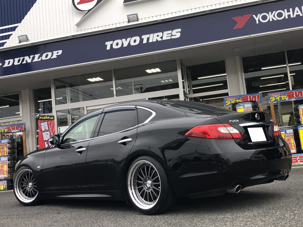 カスタム】Y51フーガ SSR プロフェッサーTF1 20インチ 深リム ツライチ 