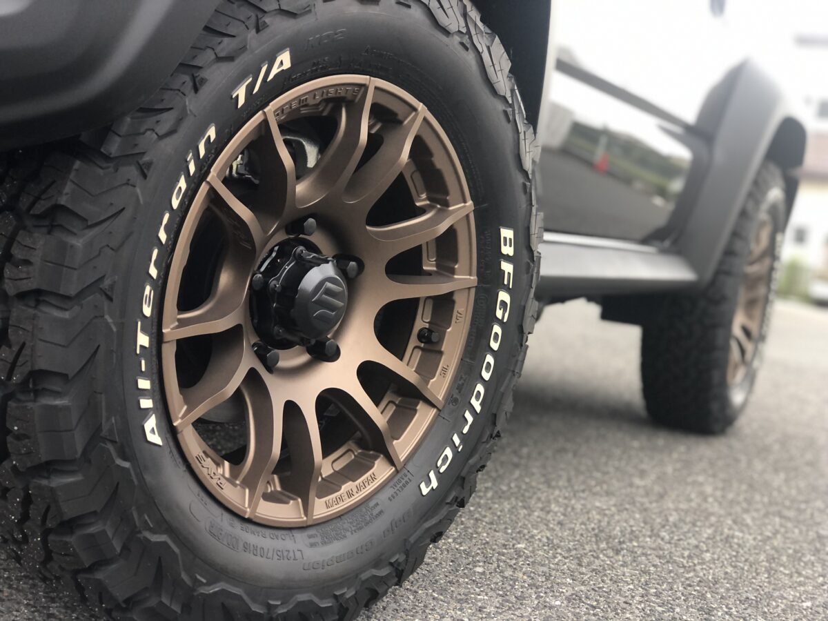 ジムニー】RAYS グラムライツ57XR-X ホワイトレターのこだわり 