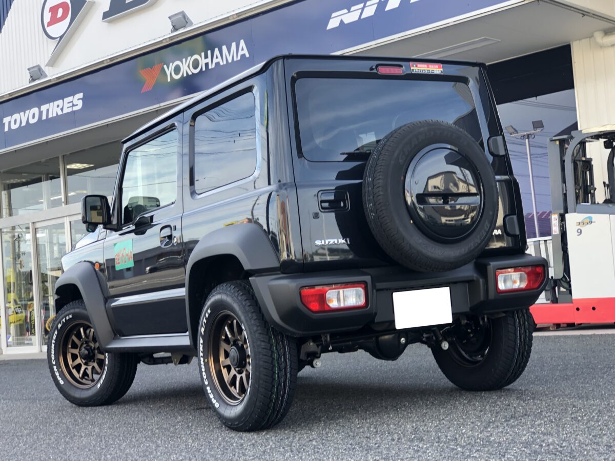 カスタムブログ】ジムニーシエラにRAYSの鍛造ホイールとオープン 