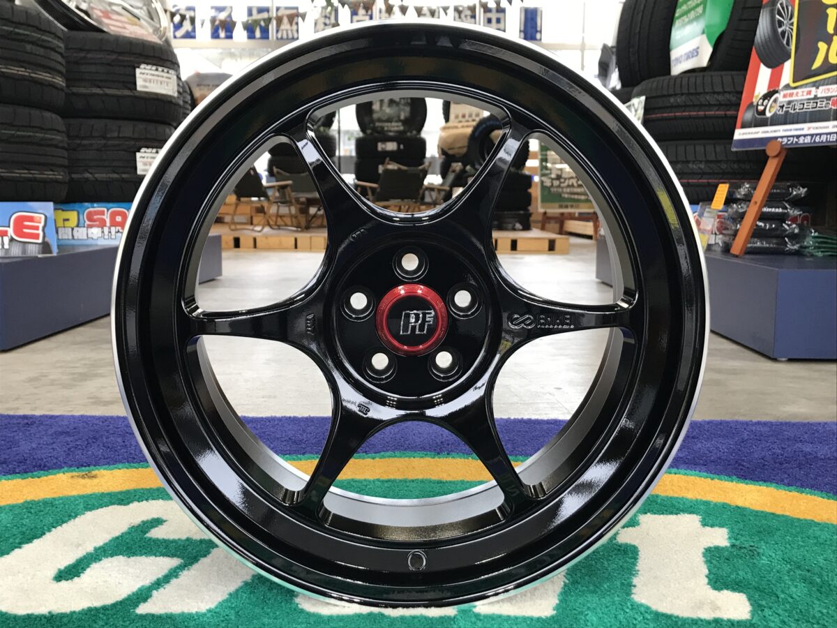 ENKEI/エンケイ PF06 18インチ 9.0J PCD:114.3 穴数:5 inset:28 マシニングホワイト (M/W) [ホイール1本] 4本セット ENKEI エンケイ Performance Line PF06 18×9.0J 5H 120 +28