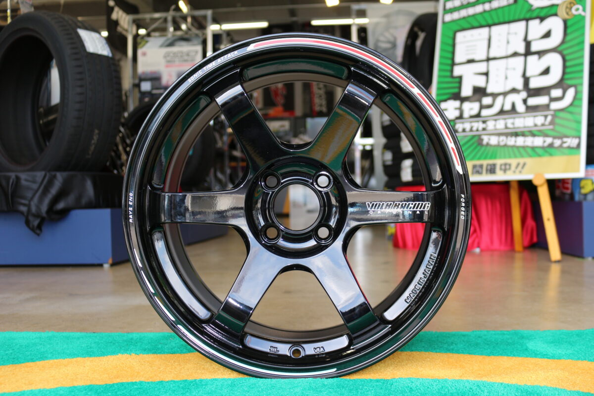 商品情報・RAYS VOLK RACING TE37SONIC TIME ATTACK EDITION ブラック  