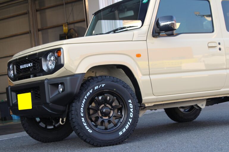カスタムブログ】JB64ジムニーに鍛造ホイールA・LAP-J×オープン 