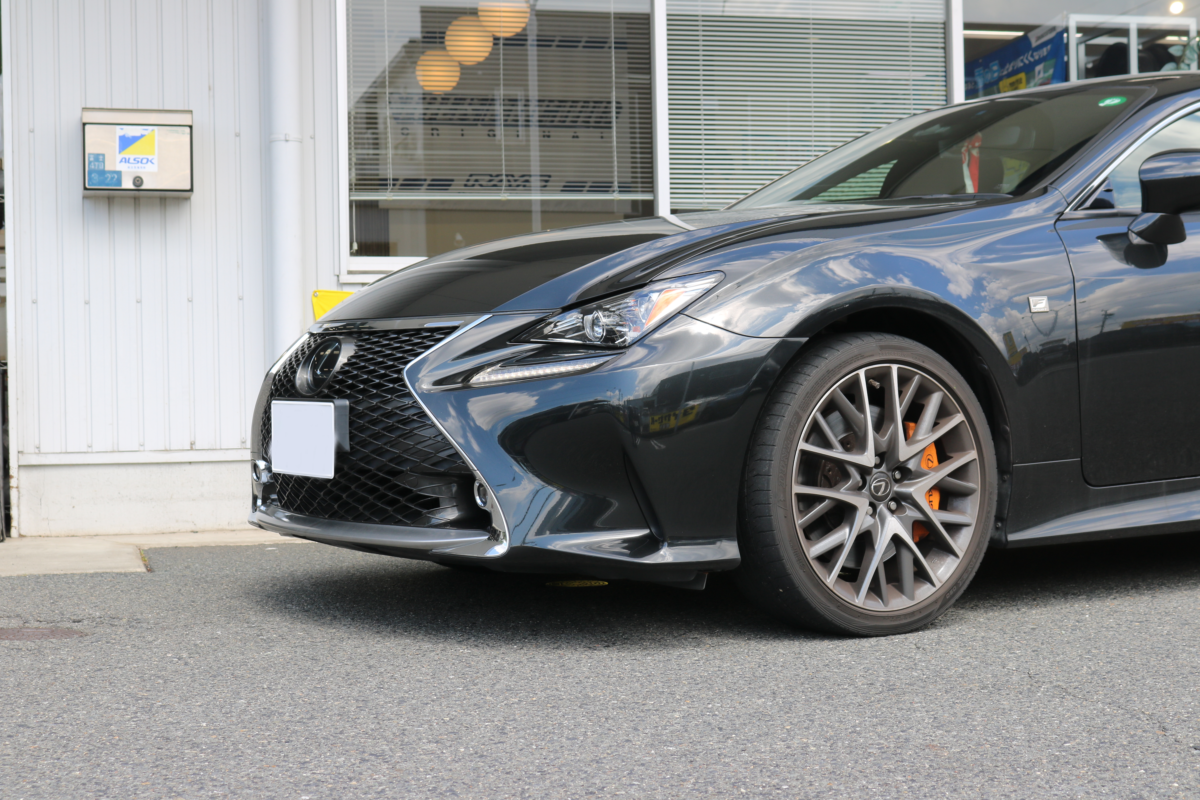 レクサスRCをRSR Ti2000ハーフダウンサスで上品にローダウン 