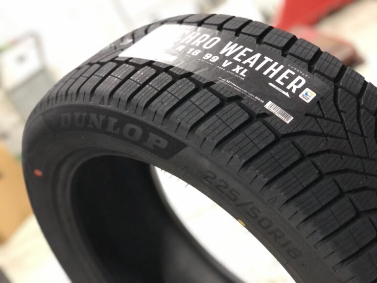 取付対象】ダンロップ SYNCHRO WEATHER がたつく 195/55R16 91H XL 