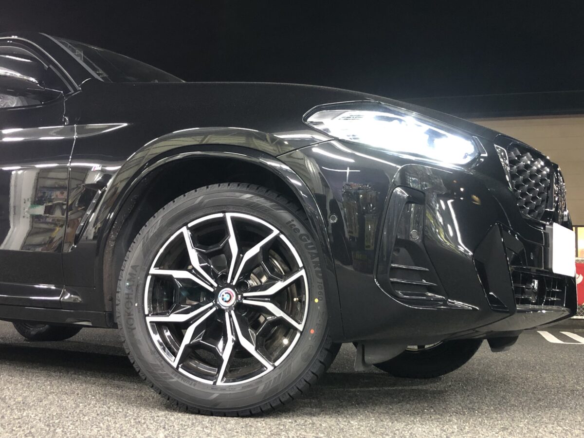 タイヤ交換】BMW X4（G02）ランフラットスタッドレスタイヤへ交換 