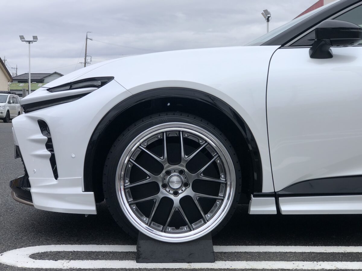タイヤ交換】クラウンスポーツ RS PHEV スタッドレスタイヤからアルミ 