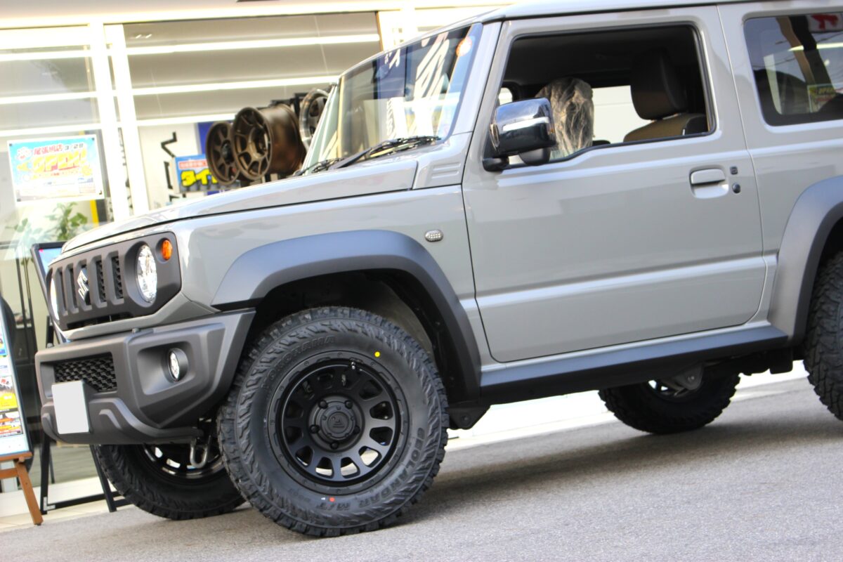 16インチ オフ系 JB74】ジムニーシエラに16インチ デルタフォース 
