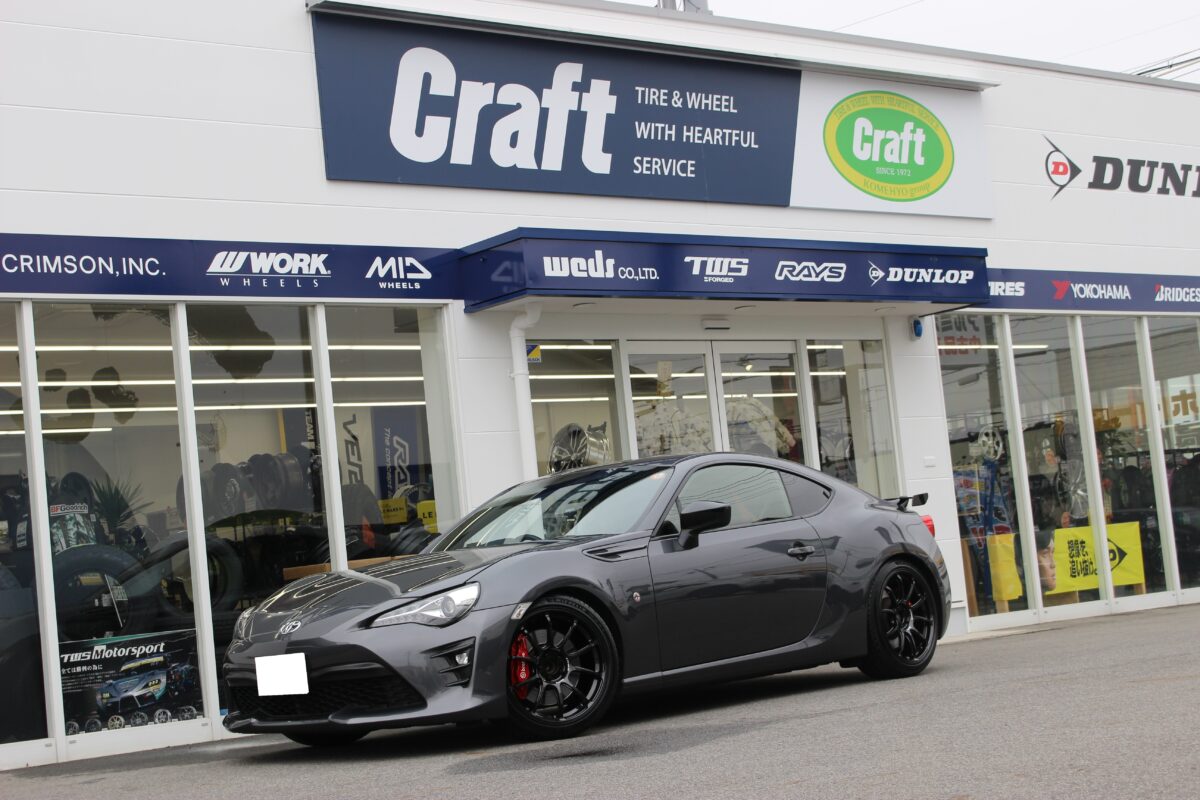 86 ブレンボ 18インチ】86にADVAN Racing RZ-F2を装着!! | 尾張旭店 