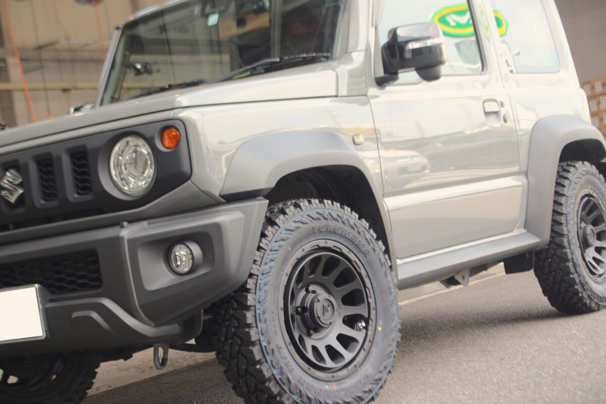 ジムニーシエラ ジムニー ジムニーノマド JB74 JB64 オフ系ホイール オフロードホイール デルタフォース オーバル ジオランダー MTタイヤ G003 じむにーばんらいふ ジムニーバンライフ