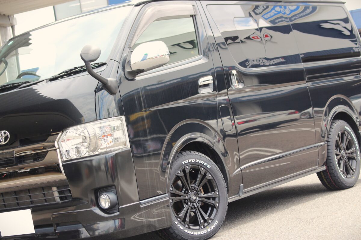 200系ハイエース カスタム ホイール 17インチ オプカンAT3 MID ナイトロパワー ジャベリン