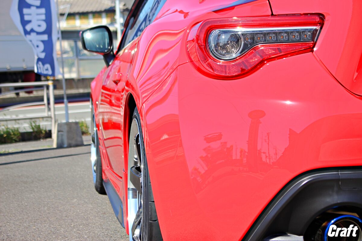 ブレンボ装着の86にアドバンレーシング GT ビヨンド 8.5J-18インチ を 