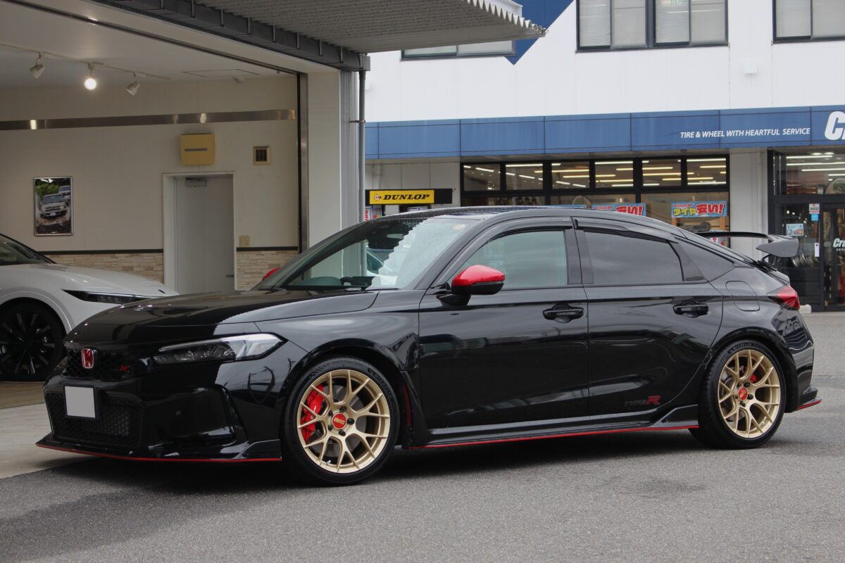 【FL5シビックタイプR】最高峰ブランドBBS RE-V7を装着デス!! FK8 FL5 ホイール カスタム 18インチ インチダウン 鍛造 BBS RE-V7