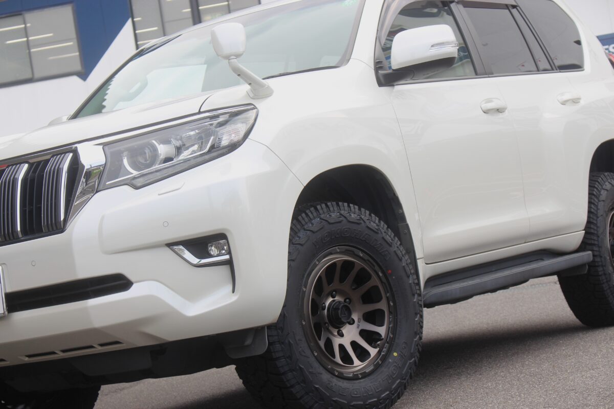 【150プラド】大人気モデル!デルタフォース・オーバル×ジオランダーX-ATを装着デス!!