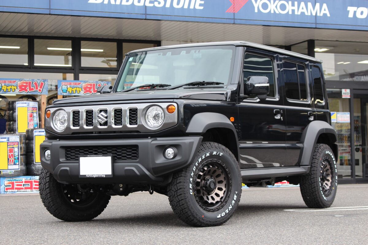 【ランクル＆ジムニーフェア】ジムニーシリーズにおすすめホイールをご紹介！！<br />
Air/Gヴァルカン　Air/Gマッシブ　ALAP-J　TE37XT