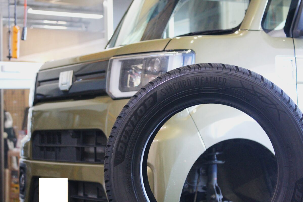 定番サイズ155/65R14のシンクロウェザーが新サイズで追加 軽自動車にシンクロウェザーを装着