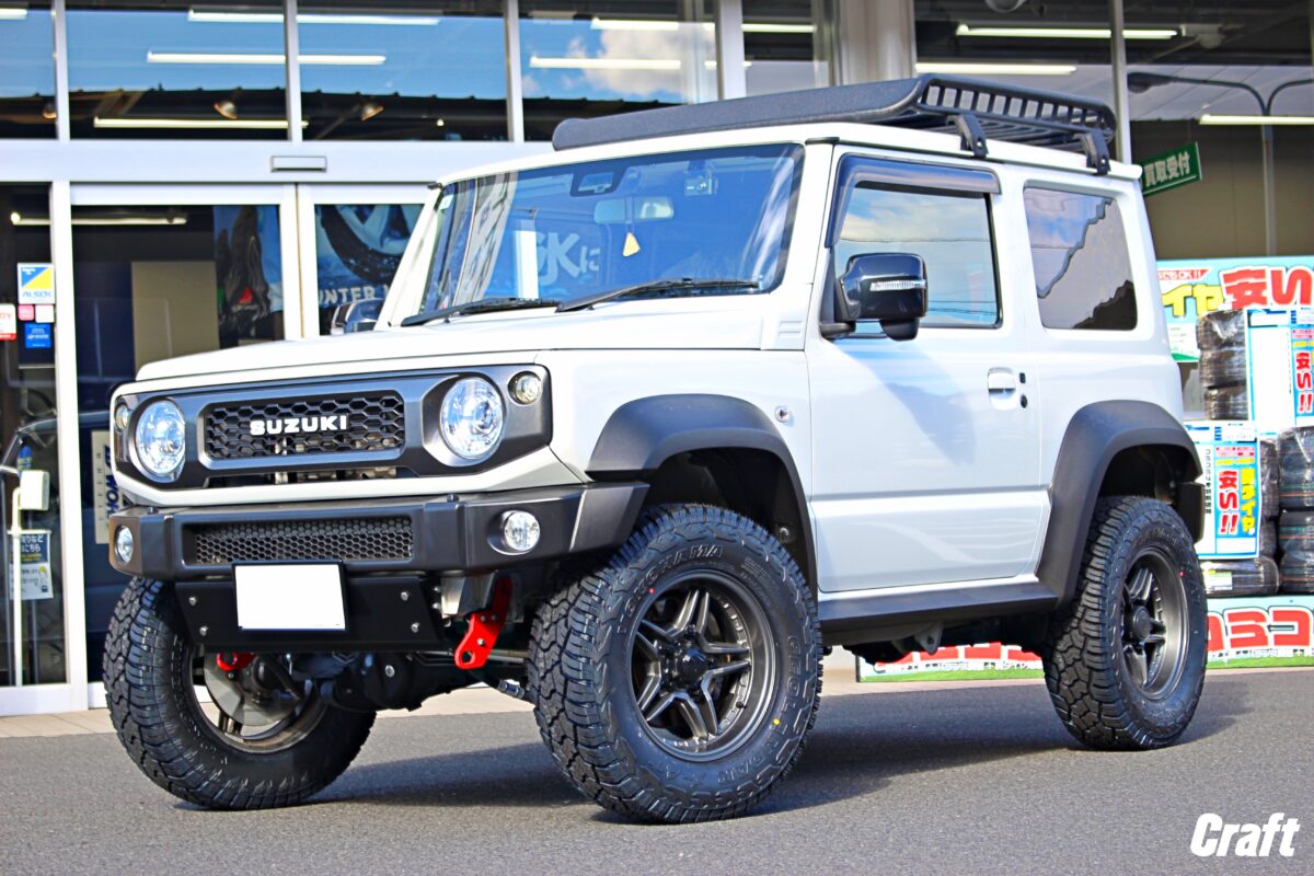装着事例】ジムニーシエラ JB74W。こだわり派オーナー様が辿り着いた 