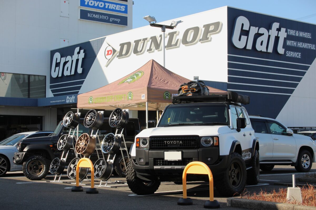 ランクル＆ジムニーフェア開催！ランクル250＆ジムニーノマドのデモカー展示に加えTWSからは最新作407SGEO-Xを展示！！