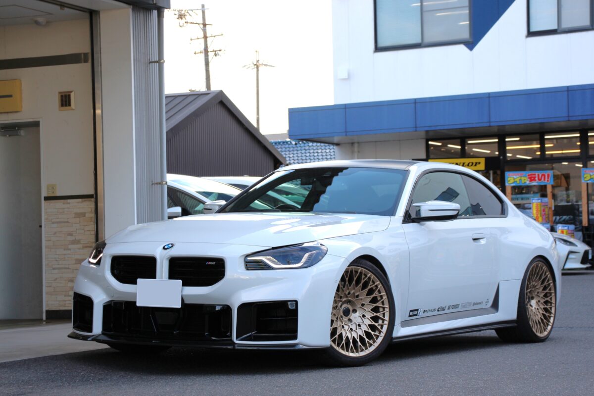 1月31日･2月1日の2日間のみ！TWS･BBS･ASフォージドの鍛造モデルが大集結！！BMW G87 M2にビルシュタインEVO SEが装着したデモカーも登場☆彡