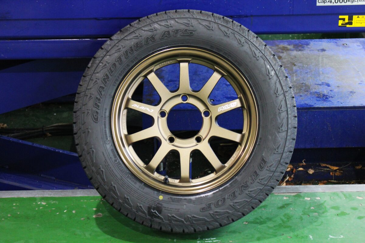 ジムニー専用鍛造ホイール！JB23ジムニーにレイズ A-LAP-J＋グラン 