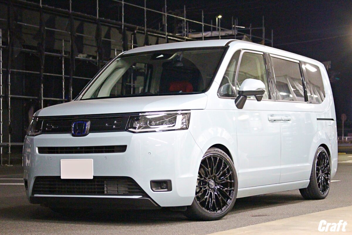 装着事例】新型ステップワゴン（RP8） 1ピースホイールでも 