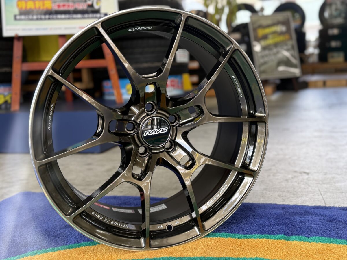 即納在庫有り】RAYS VOLK RACING G025 SZエディション 展示中！春に 