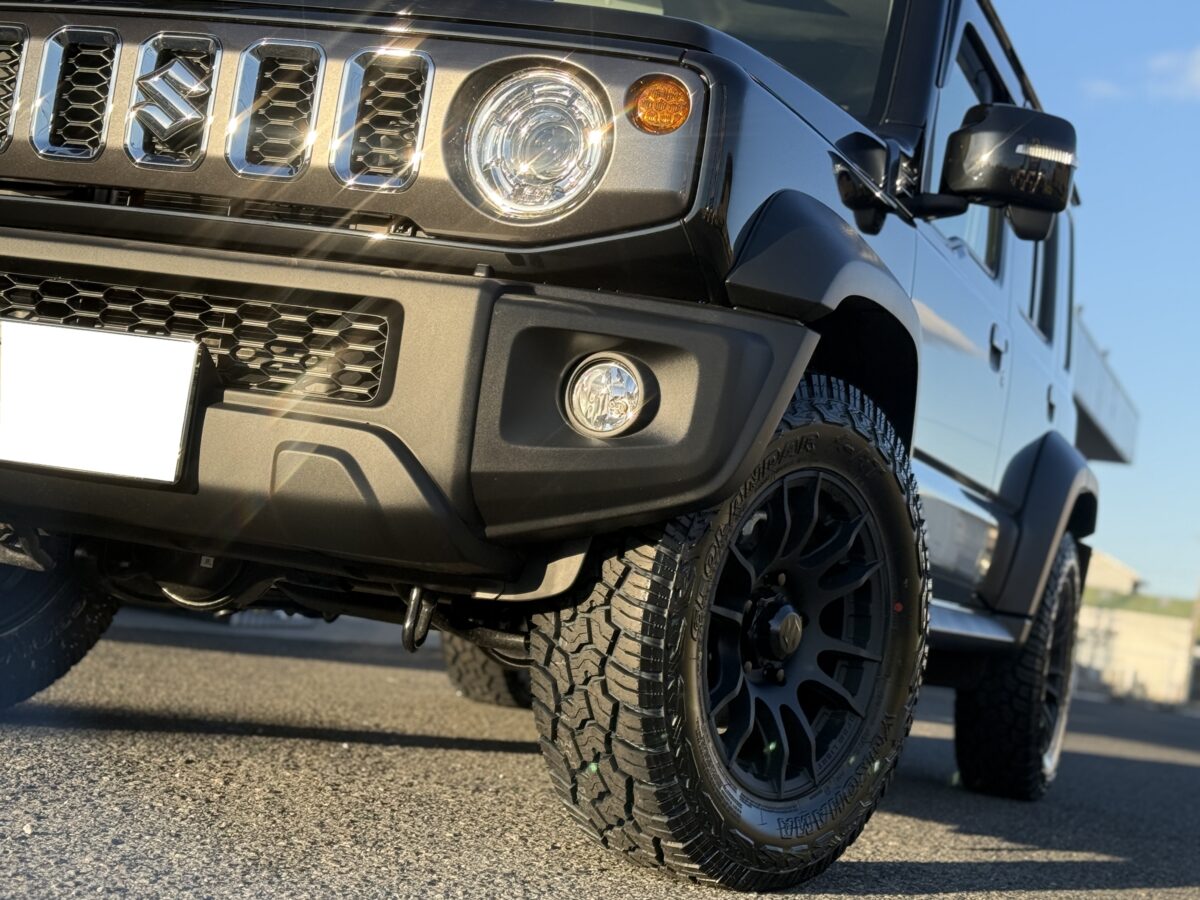 ジムニーノマド】JC74 RAYS 57XR-XでジオランダーX-ATとの黄金 