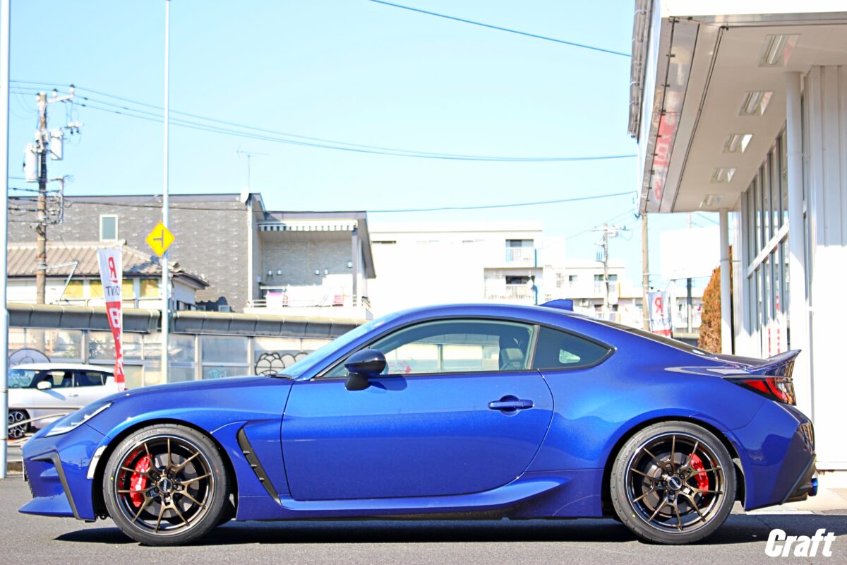 GR86 ZN8にVOLK G025を即日取付！納期問題もTPMSも、クラフト厚木店が