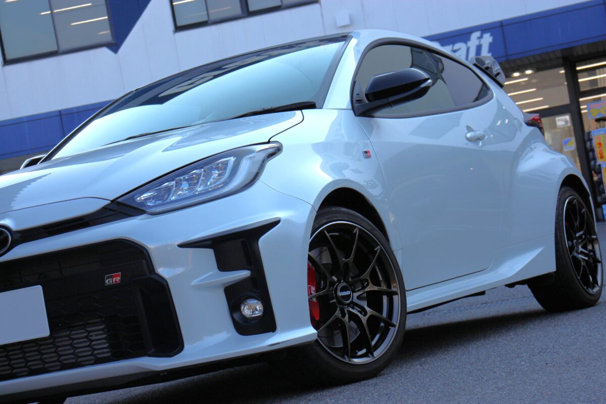 【GRヤリス】即日取り付け！！VOLK Racing G025SZを装着デス！！