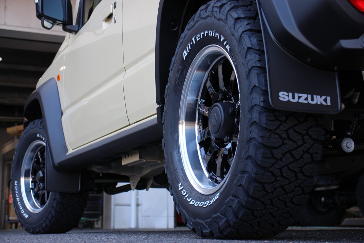 【ジムニーノマド】RAYS A・LAP-Jを装着！BFグッドリッチKO3で仕上げる最強のロングボディ・カスタム！！