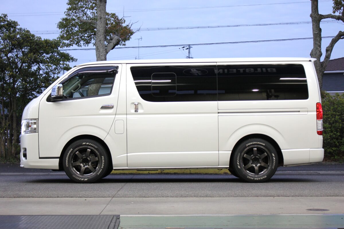 ハイエース】最強の箱車へ。RAYS VOLKRACING TE37SB SL装着！今なら 