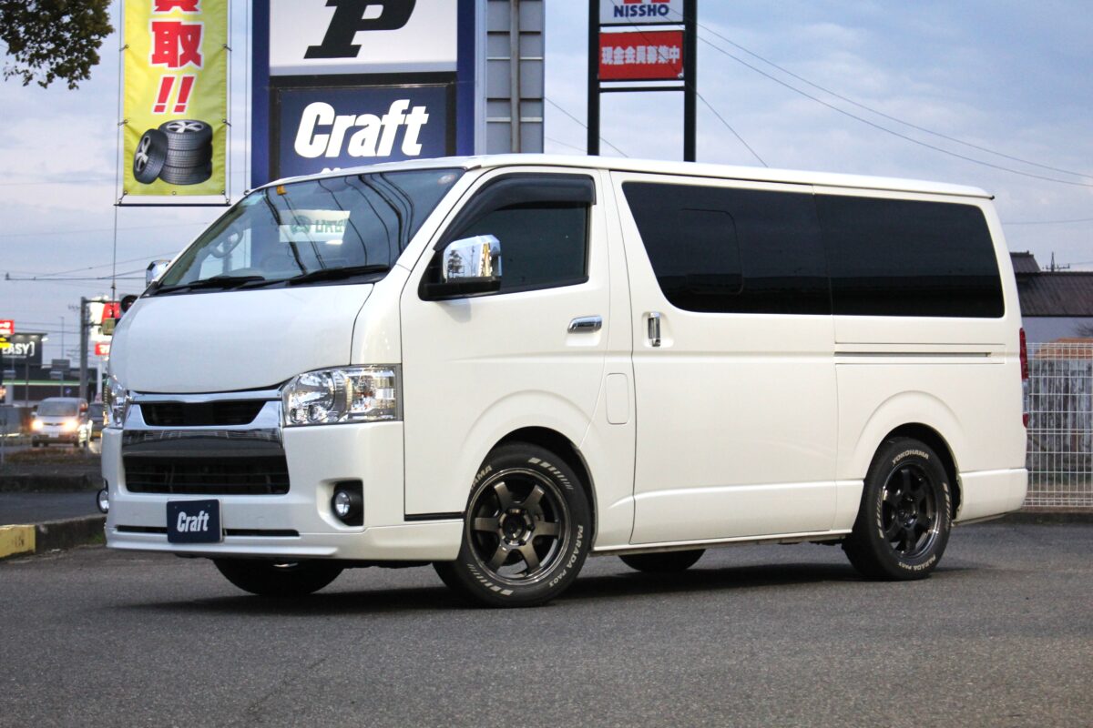 ハイエース】最強の箱車へ。RAYS VOLKRACING TE37SB SL装着！今なら 